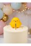 Handmade Chick Figured Cake Decoration / Birthday Decoration / Cake Decor - 1 Piece