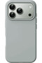 iPhone 17 Pro/18 Pro Case with Velvet Inside Screen and Camera Raised Launch Silicone Protective Cover Gray