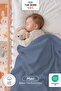 |   100% Cotton |   Knitted Pattern Baby Pique Blanket |   100X110 |   Park Bed, Crib, Mom's Side, Baby Stroller