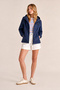 Women's Hooded Water and Windproof Pocketed Inside Raincoats, a Lined U Ultra Lightweight m Transitional Raincoat - 5