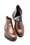 Men's Genuine Leather Boots - Fur-Lined, Cold and Water Resistant, Orthopedic, Non-Slip Sole Winter Shoes - 7