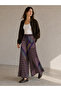 Ethnic Pattern Satin Women's Palazzo Trousers - 5