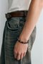 Agate and Hematite Real Natural Stone Men's Bracelet |   Handmade Premium Natural Stone Jewelry - 5