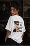 Atatürk Unisex Oversize T-Shirt - Special Collar Printed 24/1 Cotton - 4