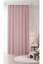 Dried Rose Solid Color Background Curtain, Pleatless Flat Planting, Extraphore Drawstring, Single Wing - 8