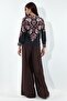 Msn Floral Embroidered Crepe Blouse - 3