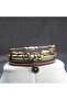 Bohemian Multi-Layered Bead Bracelet Ethnic Dangle Women's Accessory Adjustable - 8