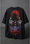 Madara Naruto Anime Unisex Oversize 24/1 Cotton T-Shirt - Special Collar Print - 4