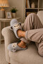 Cute Monkey Figured Plush House Slippers Soft Sole Winter House Slippers Dowry Slippers Stc1325 - 2