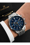 Steel Cord Chronometer Dial Design 3 Atm Water Resistant Men Wristwatch 14031.3 - 3