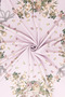 Minimal Floral Pattern Scarf Stone - 2