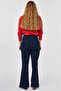 Denim Trousers with Stitching Detail Super Stone Wash - 4