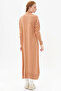 Half Turtleneck Knitwear Dress Salmon - 7