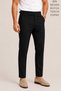 Men's Buckle Detail Comfortable Fabric Trousers