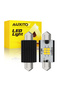 6000K White 36mm AUXITO 2Pcs Canbus C5W LED Festoon 31mm 36mm 41mm LED Bulb Number License Plate Lig