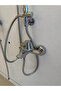 E.C.A Lite Bathroom Faucet + Tema 53260 Quadro Rain Practical Shower System - 3