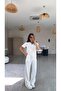White Piping Collar Suit - 3