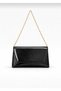 Women's Chain Strap Hand and Shoulder Bag Black