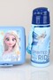 X Dekomus Licensed Frozen Ice Princess Collection 500 ml Steel Flask and Nutrition Container Set - 5