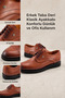 Men's Taba Leather Classic Shoes Comfortable for Daily and Office Use - 3