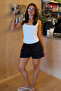 Black Basic Muslin Shorts Sh271