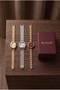 3-Piece Women's Steel Watch Set Gold Steel Vintage Old Money Elegant Stylish Luxury Women's Wristwatch Premium Special Collection |   Limited Edition 2026
