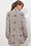 3900 Oversize Long Basic Shirt - E.Black - 3