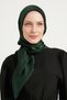 Hijab Women's Janjan-Janjanlı Crinkle Evening Dress Scarf-Emerald- 100X100Cm