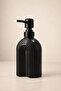 Striped Bohemian Minimal Glass Liquid Soap Dispenser - 250ml - 14X6X5.5 Cm-350 ml - 4