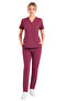 Burgundy Stretch Fabric Doctor and Nurse Uniform Unisex Surgical Set | Brl Scruble