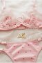 Women's Bra Set Lace Heart Underwire Non-Padded Double Strap Adjustable Panties Set R1013603 - 6
