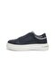 Men's Leather Casual Shoes 26031 - Navy Blue - 45 - 3