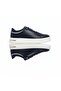 Men's Leather Casual Shoes 26031 - Navy Blue - 45 - 2