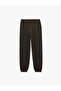 Three-Threaded, Ruffled, Pocketed, Tie-Waist Jogger Sweatpants - 5