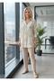 Mixed Pattern Linen Blend Shirt [Oversize, Standard Size, Fits up to Size 44, 75 cm Average] - 4