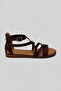 Genuine Leather Brown Women's Sandals - Size 35-42 - 2