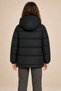 Girl's Black Fleece Hooded Waterproof Wind Resistant Pocket Puffer Winter Coat - 3
