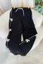 My Little Girl's Spanish Tights with Bow Detail - Black
