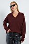 Basic V-Neck Casual Sweater - 2
