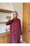 Tencel Shirt with Collar Pockets and Button Detail, Two-Piece Set - 4