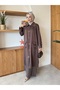 Tencel Shirt with Collar Pockets and Button Detail, Two-Piece Set - 2
