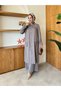 Tencel Shirt with Collar Pockets and Button Detail, Two-Piece Set - 2