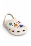 Women's Cream Floral Accessory Detailed Slippers Lightweight Daily Summer Non-Sweat Absorbing Eva Sole Sandals