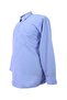 Men's Large Size Extra Large Fit Long Sleeve Classic Shirt Dark Blue, Suitable for Weight up to 210 Kilograms - 2