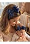 Feather Bow Maternity Crown and Baby Bandana Set – Postpartum Mother Baby Accessory Set