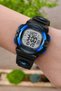 Black Navy Blue Color Gift Packaged Illuminated 5 Atm Children's Wristwatch - 2
