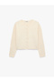 Long Sleeve Crew Neck Buttoned Knitwear Cardigan - 5