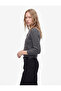 Hair Braid Textured Buttoned Regular Fit Crew Neck Long Sleeve Knitwear Cardigan - 2