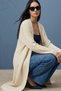 Gerp Soft Textured Comfortable Fit Low Long Sleeve Knitwear Women's Cardigan & Jacket & Hijab Cardigan - Ecru - 3