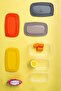 1001 12-Piece Rectangular Plastic Storage Container - Multi-Purpose Food Food Food Storage Container Set - 4